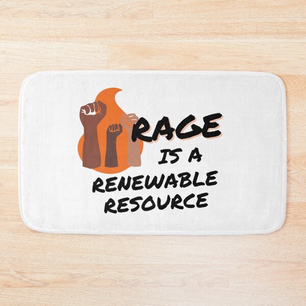 Item preview, Rage is a Renewable Resource – Flame and Fists Logo designed and sold by AbortionEscorts.