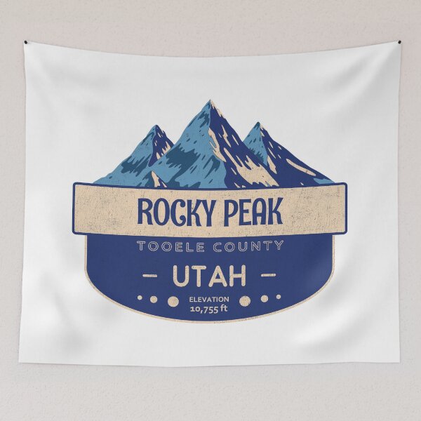 Item preview, Rocky Peak, Tooele County, Utah, Mountain Design designed and sold by Wanderful-roads.