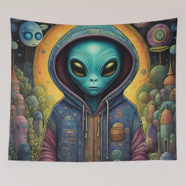 Item preview, Alien in Singapore designed and sold by Colin Bentham.