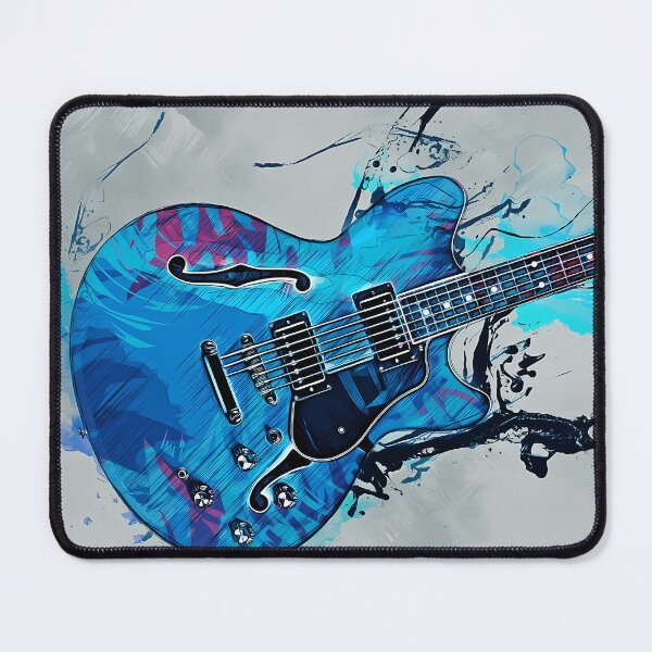 Item preview, Blue-Electric-Guitar designed and sold by BrunhildHenke.