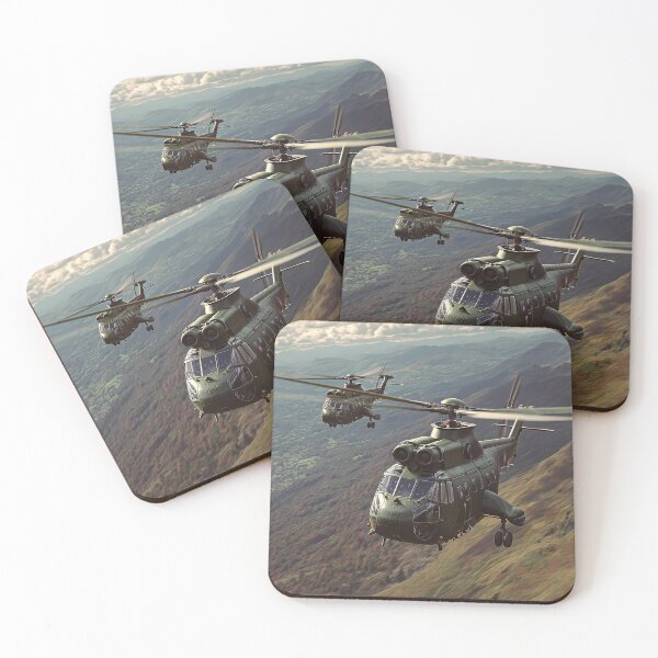 Item preview, Helicopters Over the Hills designed and sold by Skyframe Aviation.