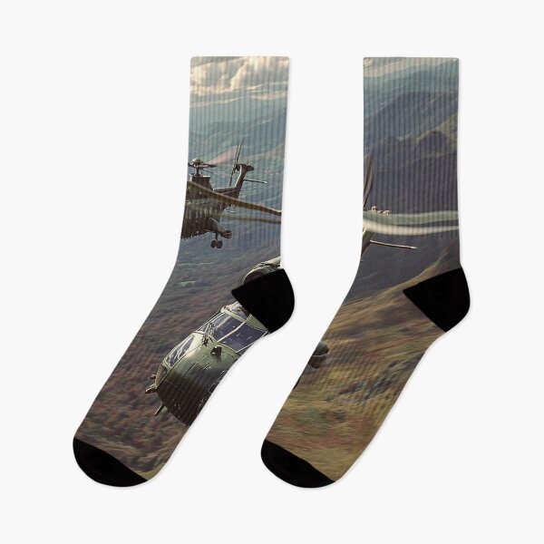 Item preview, Helicopters Over the Hills designed and sold by Skyframe Aviation.
