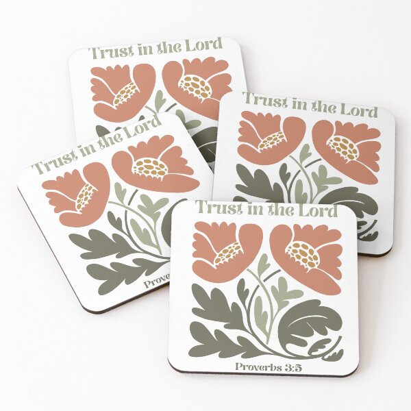 Item preview, Inspirational “Trust in the Lord” Scripture Art designed and sold by Ausra789.