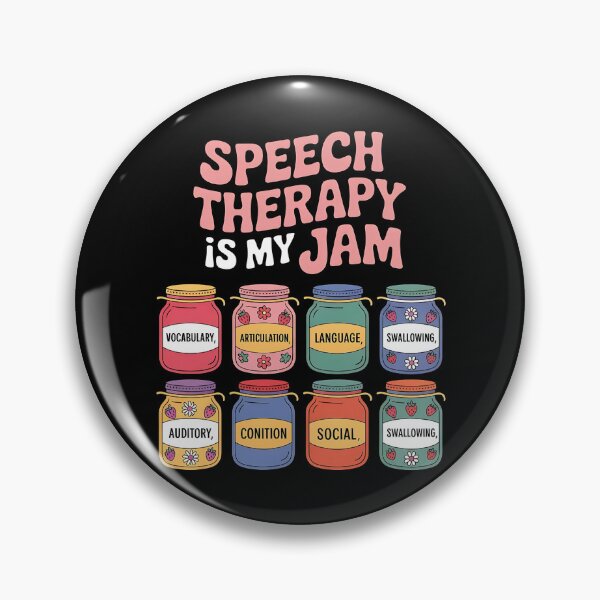 Item preview, Speech Therapy is My Jam SLP Speech Language Pathology designed and sold by BLZART.