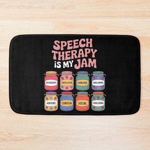 Item preview, Speech Therapy is My Jam SLP Speech Language Pathology designed and sold by BLZART.