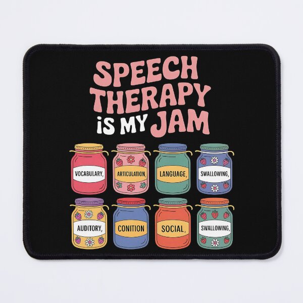 Item preview, Speech Therapy is My Jam SLP Speech Language Pathology designed and sold by BLZART.