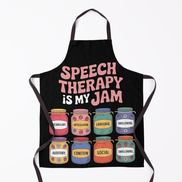 Item preview, Speech Therapy is My Jam SLP Speech Language Pathology designed and sold by BLZART.