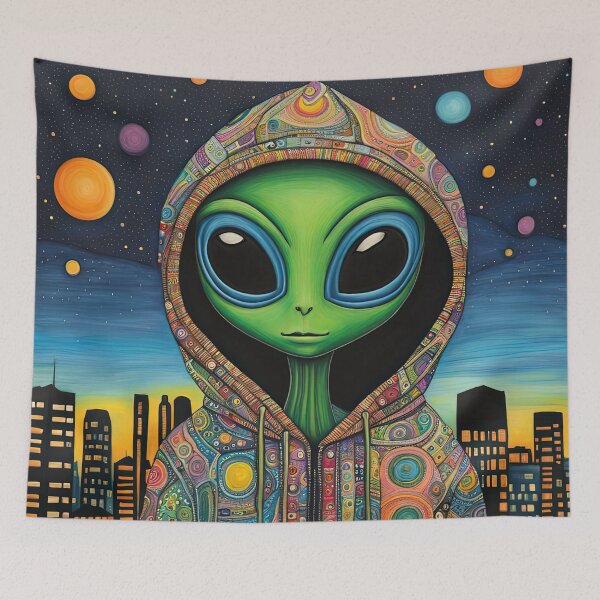 Item preview, Alien in Singapore designed and sold by Colin Bentham.