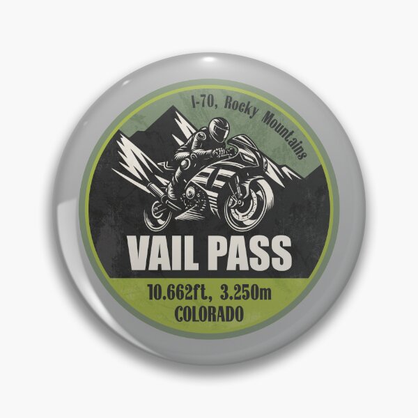Item preview, Vail Pass Colorado Scenic Motorcycle Mountain Ride designed and sold by CynthiaGraphics.
