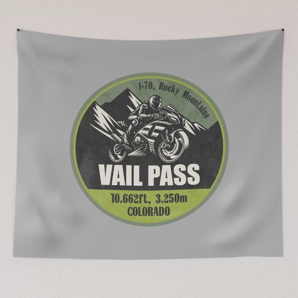 Item preview, Vail Pass Colorado Scenic Motorcycle Mountain Ride designed and sold by CynthiaGraphics.
