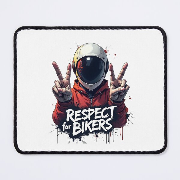 Item preview, Respect for Bikers – Motorcycle Rider Safety, Freedom & Road Respect Design designed and sold by Lineesh Kumar.