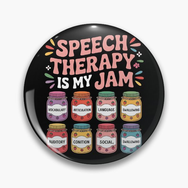 Item preview, Speech Therapy is My Jam SLP Speech Language Pathology designed and sold by BLZART.