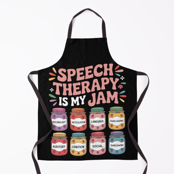 Item preview, Speech Therapy is My Jam SLP Speech Language Pathology designed and sold by BLZART.