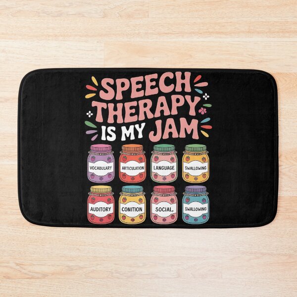 Item preview, Speech Therapy is My Jam SLP Speech Language Pathology designed and sold by BLZART.