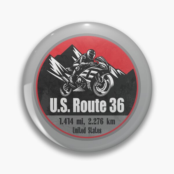 Item preview, U.S. Route 36 Scenic Motorcycle Ride designed and sold by CynthiaGraphics.