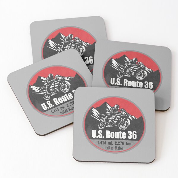 Item preview, U.S. Route 36 Scenic Motorcycle Ride designed and sold by CynthiaGraphics.