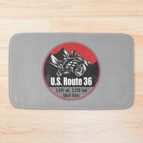 Item preview, U.S. Route 36 Scenic Motorcycle Ride designed and sold by CynthiaGraphics.