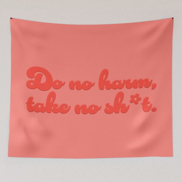 Item preview, Do No Harm V2 - Tomato designed and sold by sillyjess.