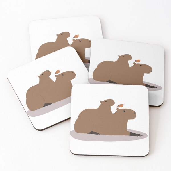 Item preview, Cute Capybara Cartoon, Funny Chill Animal Design designed and sold by Ach&Koor.