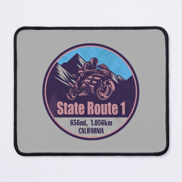 Item preview, California State Route 1 Scenic Motorcycle Ride designed and sold by CynthiaGraphics.