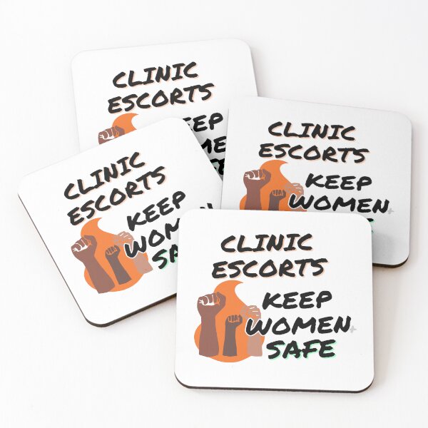 Item preview, Clinic Escorts Keep Women+ Safe – Flame and Fists Design designed and sold by AbortionEscorts.