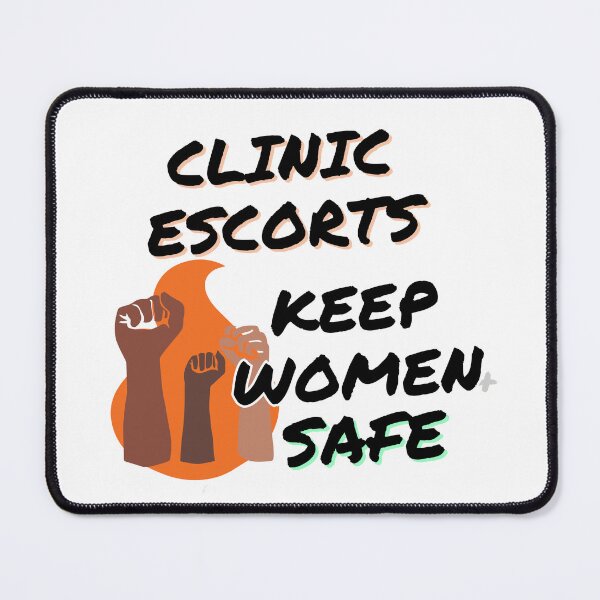 Item preview, Clinic Escorts Keep Women+ Safe – Flame and Fists Design designed and sold by AbortionEscorts.