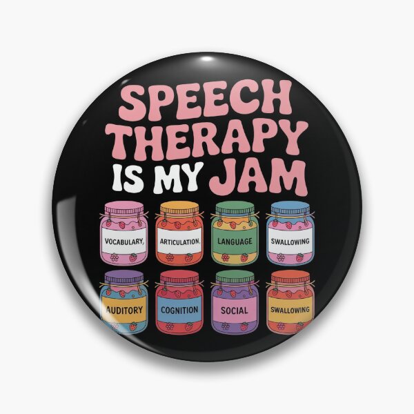 Item preview, Speech Therapy is My Jam SLP Speech Language Pathology designed and sold by BLZART.