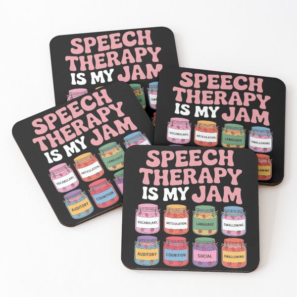 Item preview, Speech Therapy is My Jam SLP Speech Language Pathology designed and sold by BLZART.