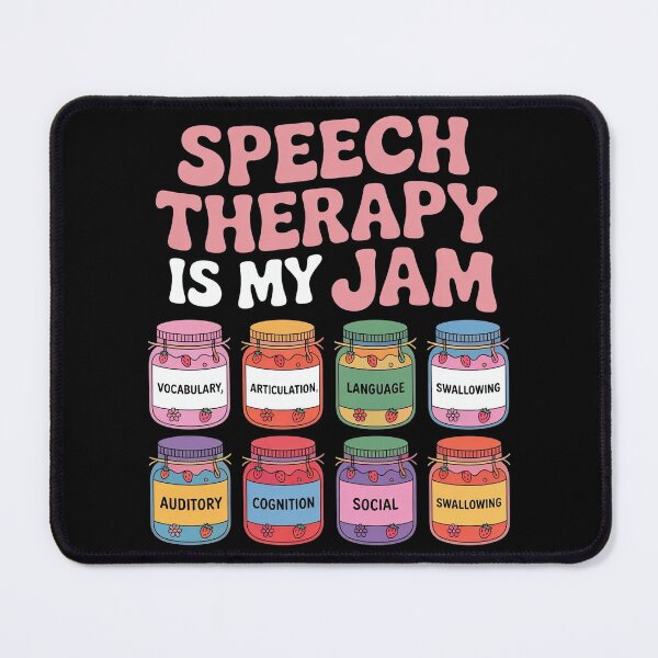 Item preview, Speech Therapy is My Jam SLP Speech Language Pathology designed and sold by BLZART.