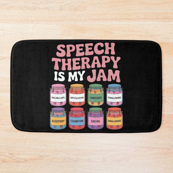 Item preview, Speech Therapy is My Jam SLP Speech Language Pathology designed and sold by BLZART.