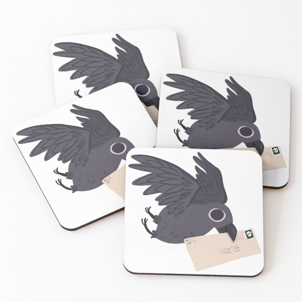 Item preview, Flying Raven with a Letter designed and sold by emilydabblese.