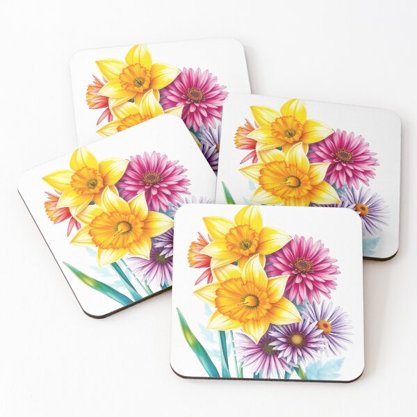 Item preview, Timeless Charm: Carnation Cluster Watercolor designed and sold by meesub.