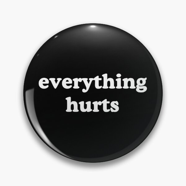 Item preview, Everything Hurts – Funny Relatable Retro T-Shirt designed and sold by TheDisloyalists.