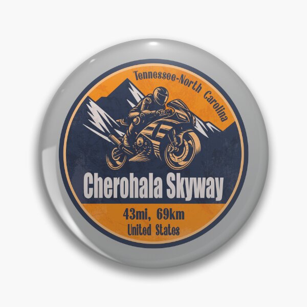 Item preview, Cherohala Skyway Scenic Motorcycle Mountain Ride designed and sold by CynthiaGraphics.