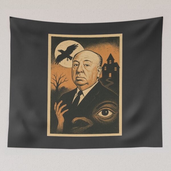 Item preview, The Master of Suspense – Vintage Tribute to Hitchcock designed and sold by DesignShopAD.