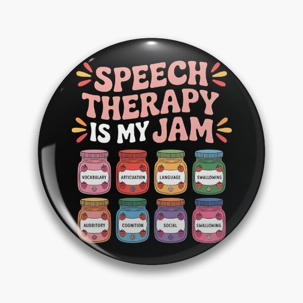Item preview, Speech Therapy is My Jam SLP Speech Language Pathology designed and sold by BLZART.