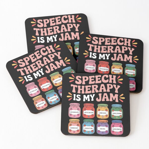 Item preview, Speech Therapy is My Jam SLP Speech Language Pathology designed and sold by BLZART.