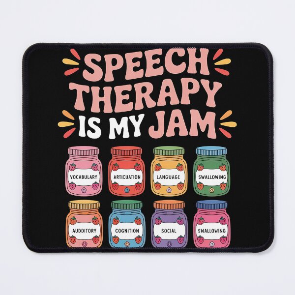 Item preview, Speech Therapy is My Jam SLP Speech Language Pathology designed and sold by BLZART.
