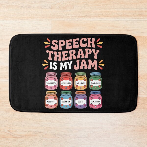 Item preview, Speech Therapy is My Jam SLP Speech Language Pathology designed and sold by BLZART.