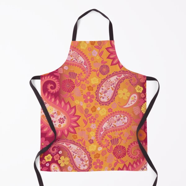Item preview, Stevie-Gold and Rubies-Bohemian Rockstar Jewel Edition Paisley designed and sold by Annette Chabidon Studio.