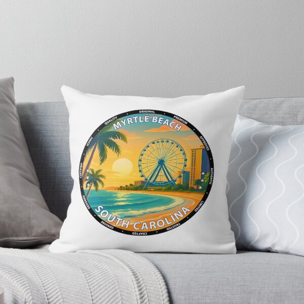 Item preview, Myrtle Beach South Carolina Vintage Travel Poster - Coastal Art & Souvenir USA designed and sold by inkNext.