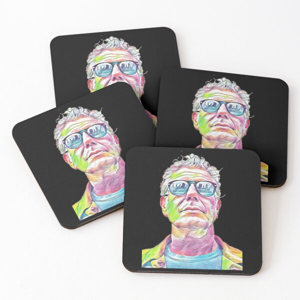 Item preview, Anthony Bourdain Coloured Pencil Art  designed and sold by GlassWingOrgani.