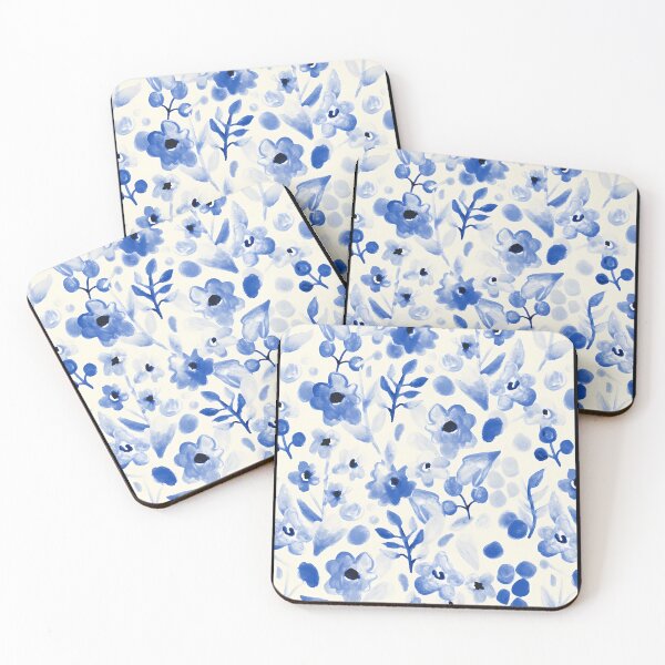 Item preview, Blue-China---Watercolor-Floral designed and sold by ArnoldJacob.