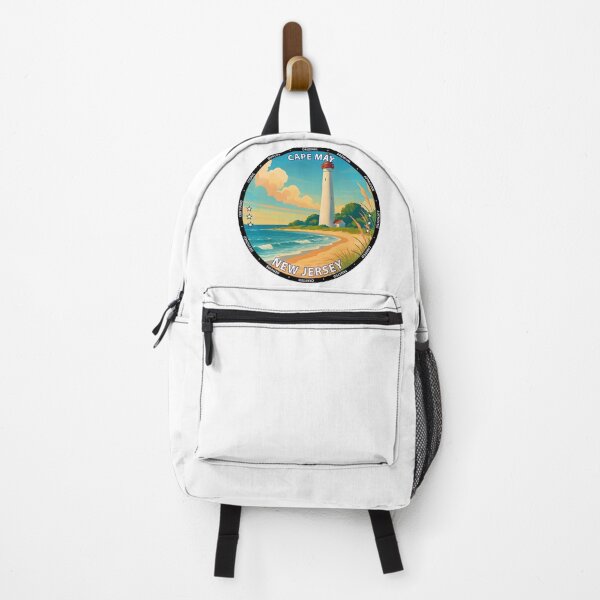 Item preview, Cape May New Jersey Vintage Travel Poster - Coastal Beach Art USA designed and sold by inkNext.