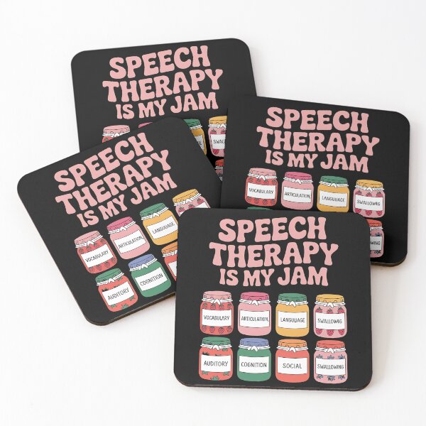 Item preview, Speech Therapy is My Jam SLP Speech Language Pathology designed and sold by BLZART.
