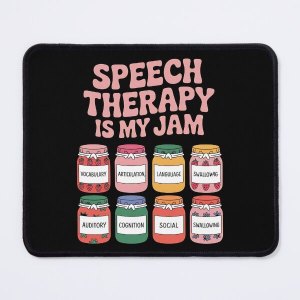 Item preview, Speech Therapy is My Jam SLP Speech Language Pathology designed and sold by BLZART.