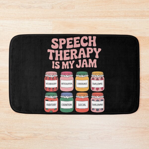 Item preview, Speech Therapy is My Jam SLP Speech Language Pathology designed and sold by BLZART.