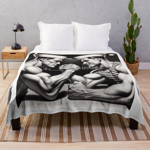 Item preview, 1950s Vintage Gay Sailor "After Midnight" San Francisco Tom of Finland Tribute Gay Pride Graphic Design designed and sold by ItsAKinkThing.