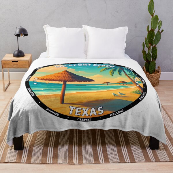 Item preview, Rockport Beach Texas Vintage Travel Poster - Coastal Wall Art & Stickers USA designed and sold by inkNext.