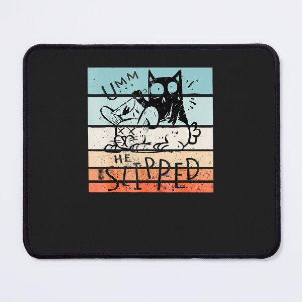 Item preview, Cartoon-Cat-Bunny-Knife-He-Slipped-Humorous-Dark-Comedy designed and sold by elleryngvodde.